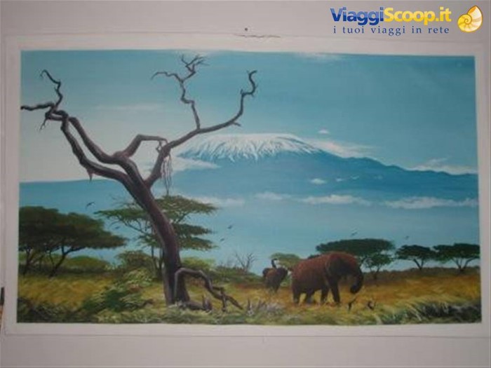 dettagli - il bellissimo quadro del kilimangiaro