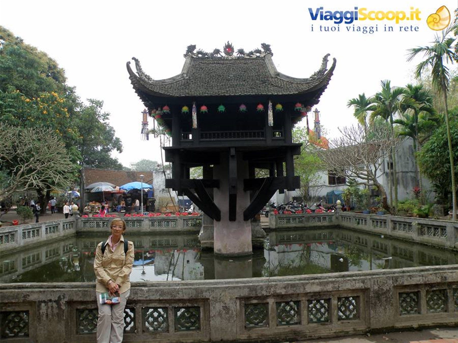 Hanoi pagoda una colonna