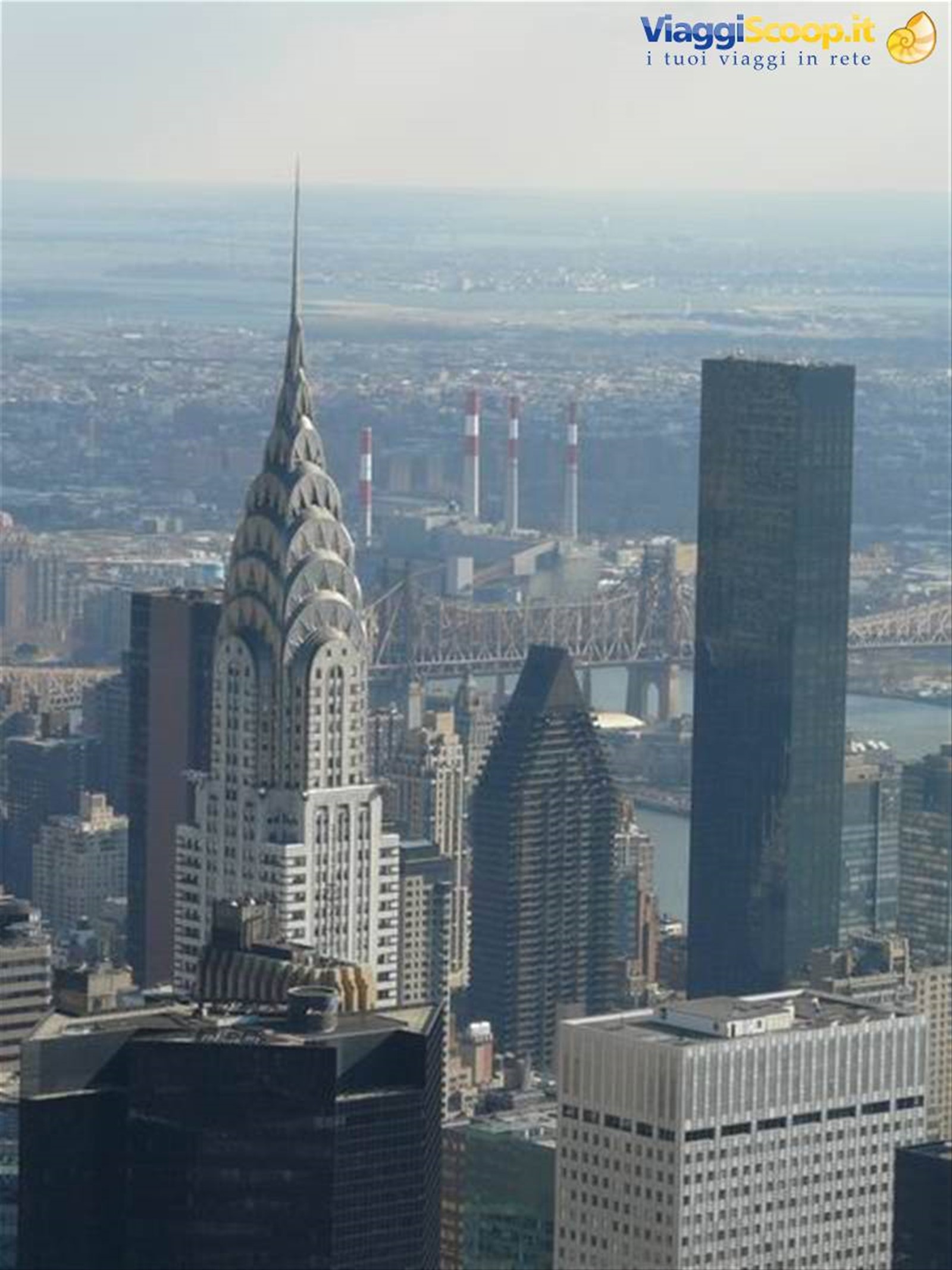 Chrysler Building dall'Empire State Buiding