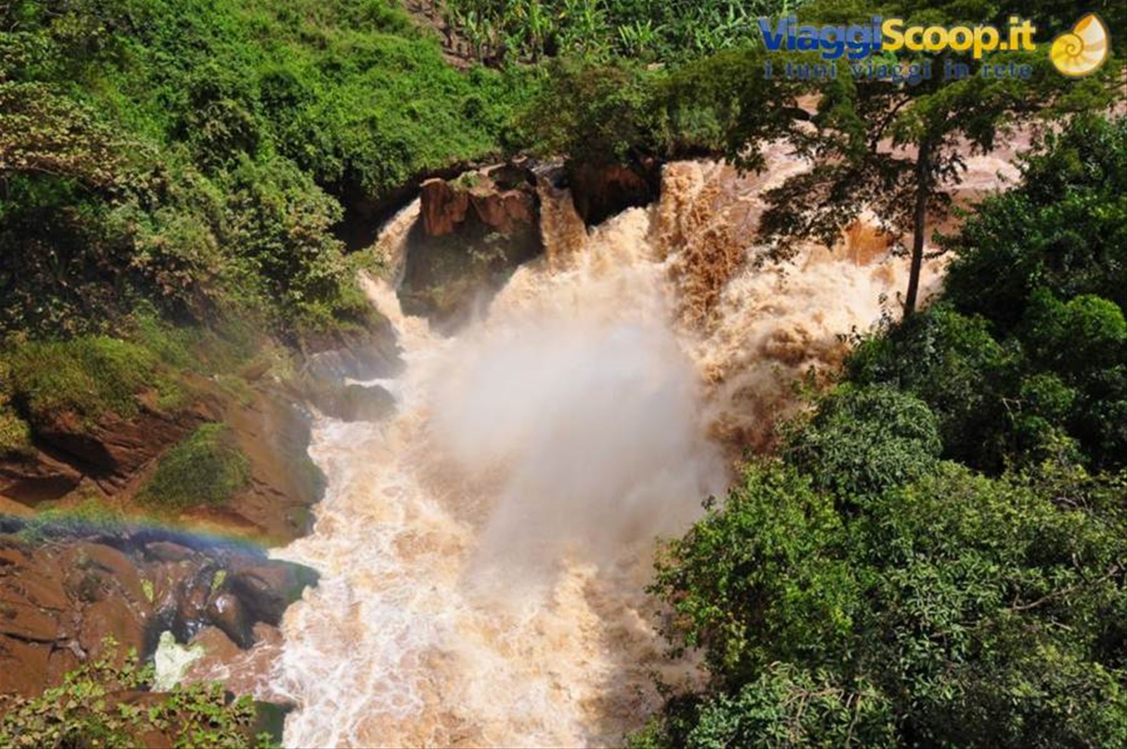 le cascate di Rusumo del fiume Akagera, confine Tanzania