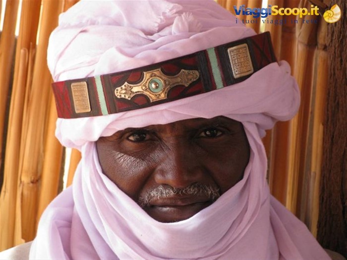 tuareg nigerino al lago Mandara