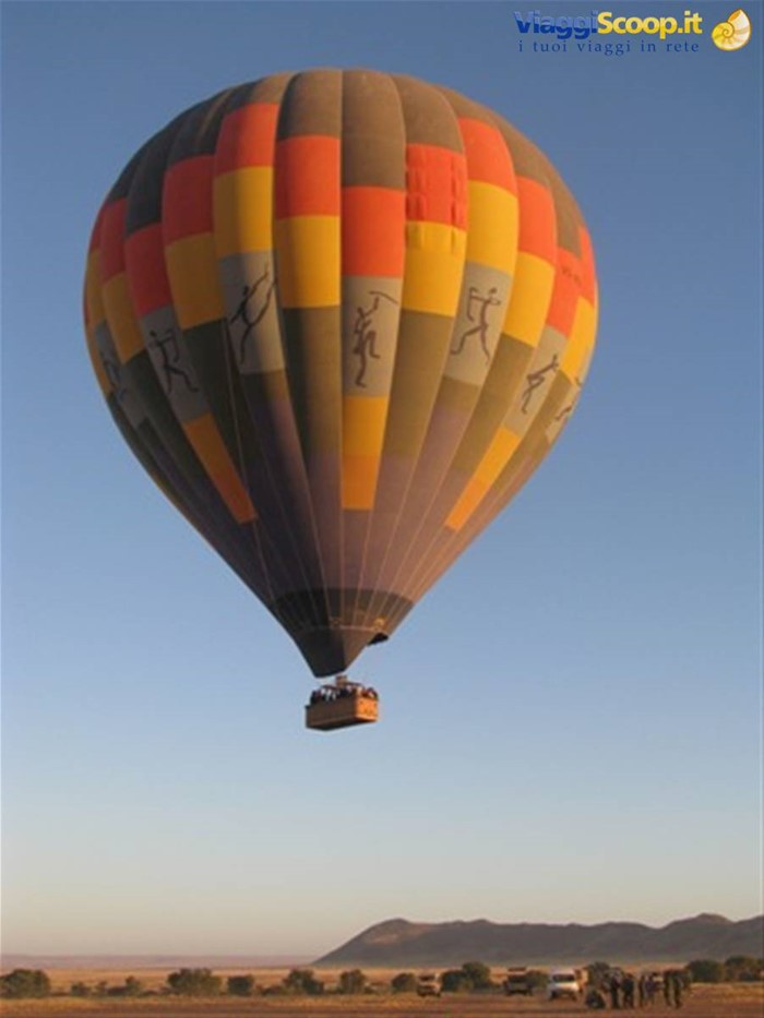 In volo sul deserto del Namib
