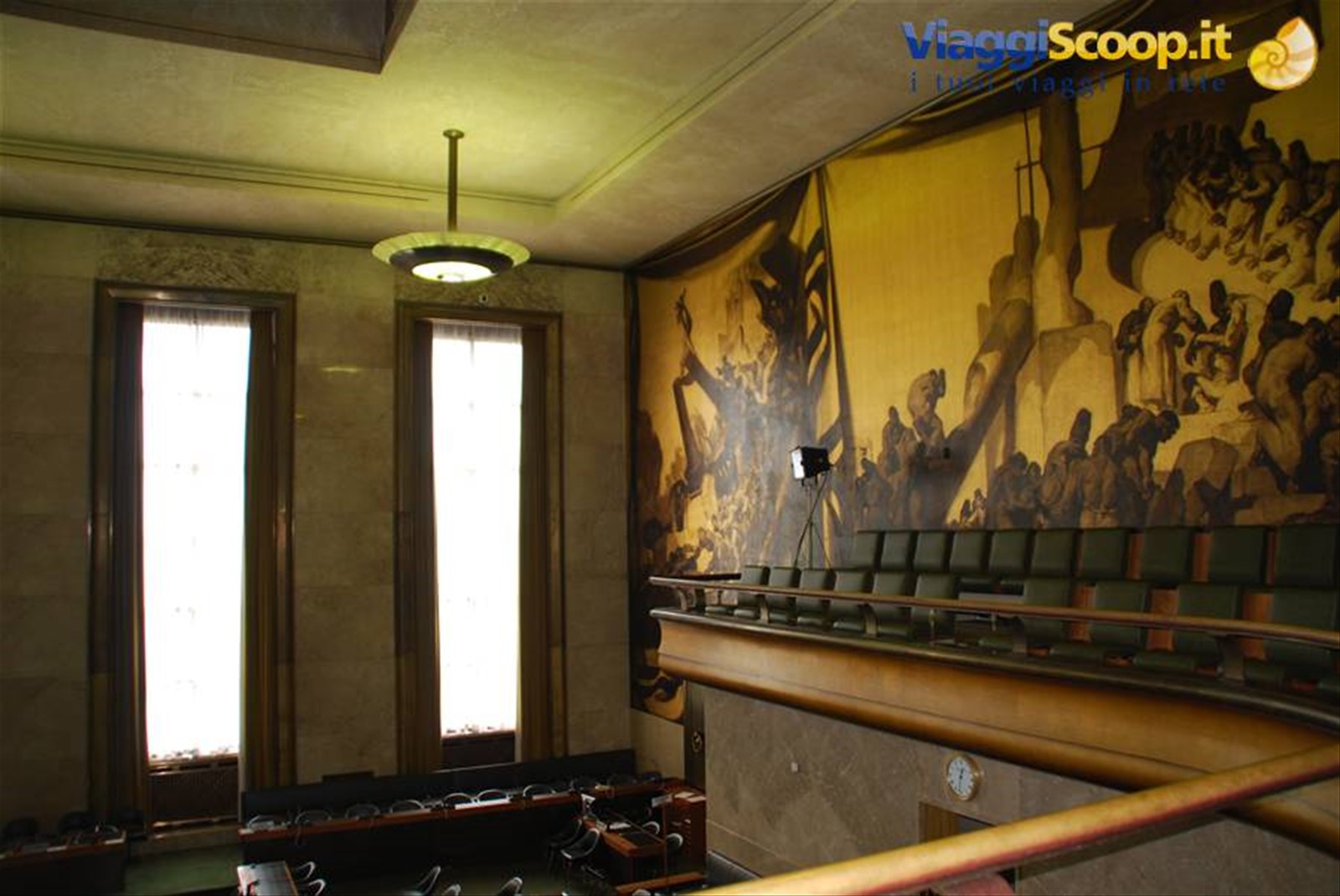 L'interno del palazzo dell'ONU
