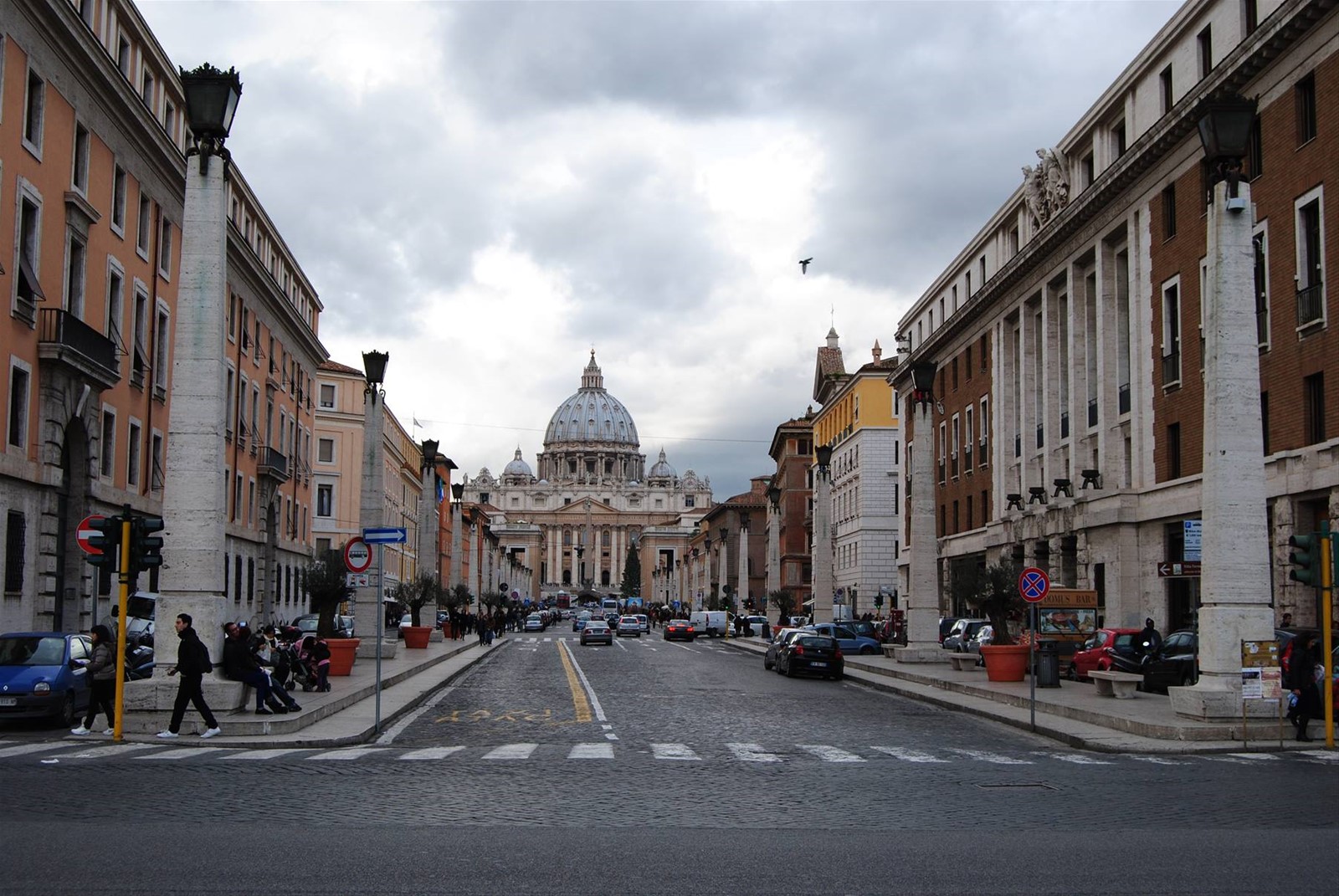 La basilica da Via della Conciliazione