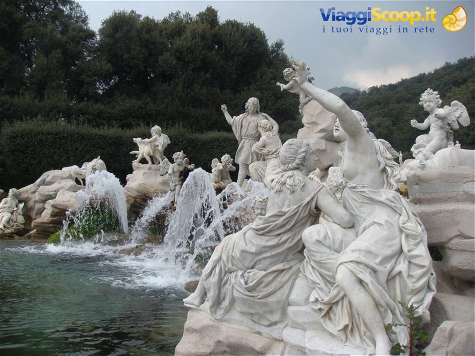 Particolare della fontana di Venere e Adone
