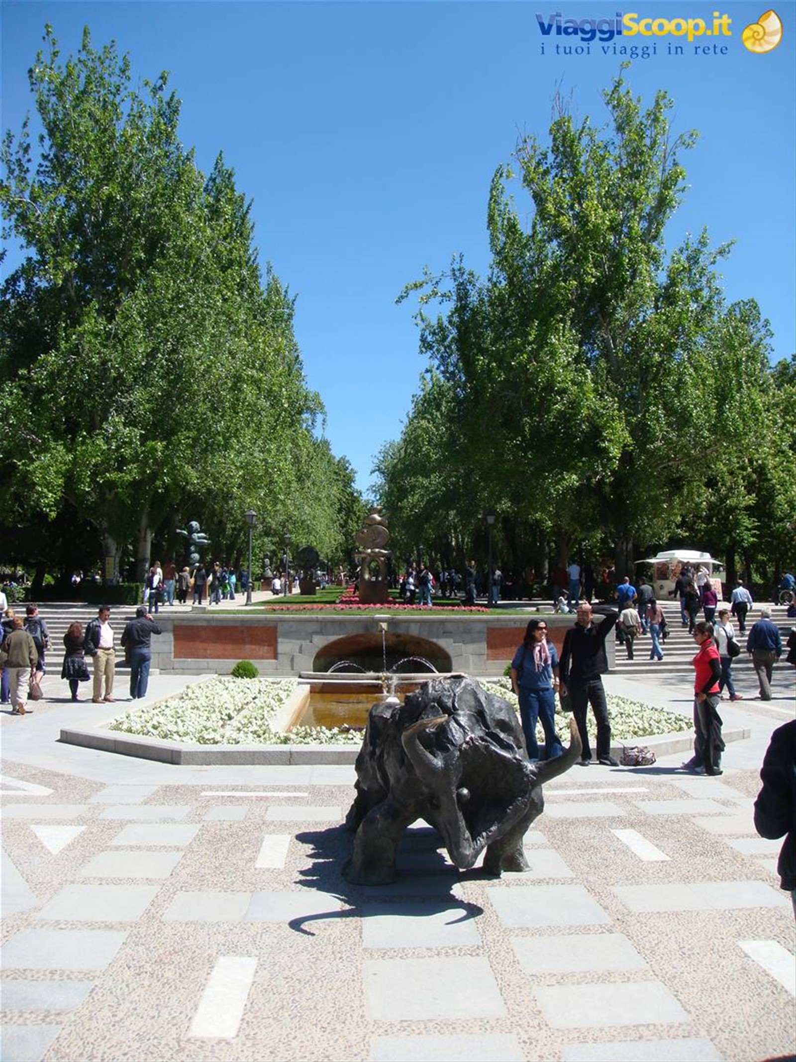 Lungo i viali del Parque del Buen Retiro