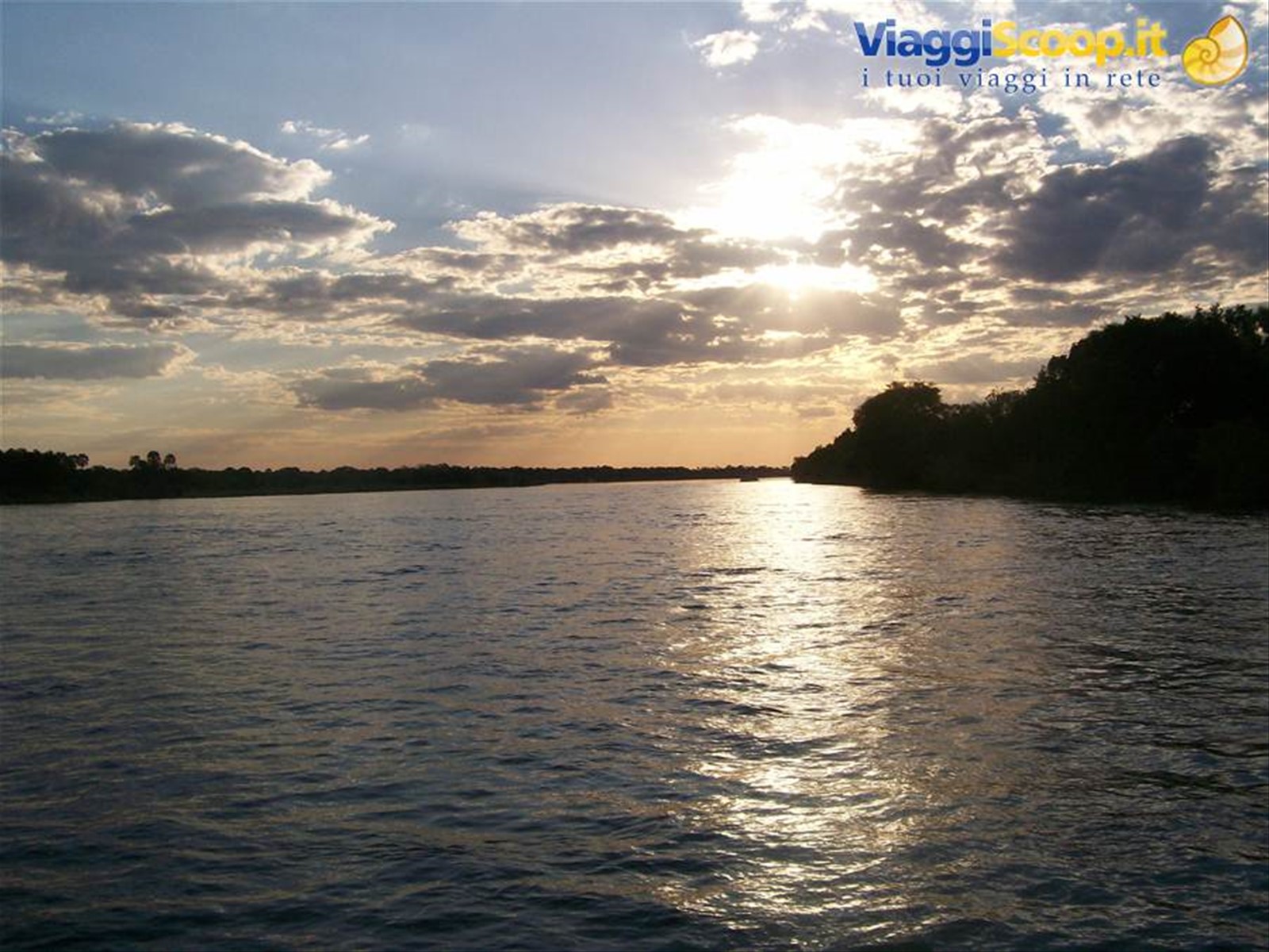 Lo Zambesi al tramonto