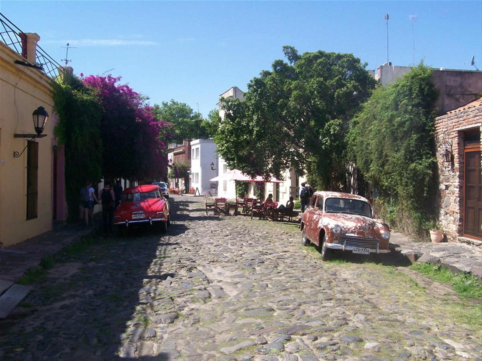 Colonia do Sacramento-strada in acciottolato