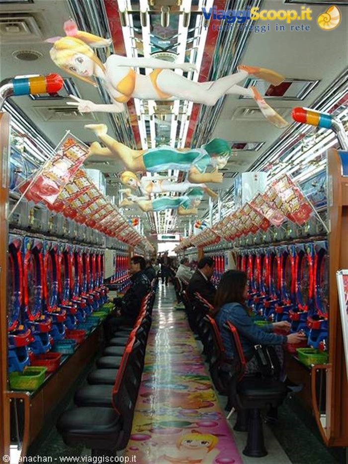 un pachinko semivuoto...ma solo perchè ancora presto...