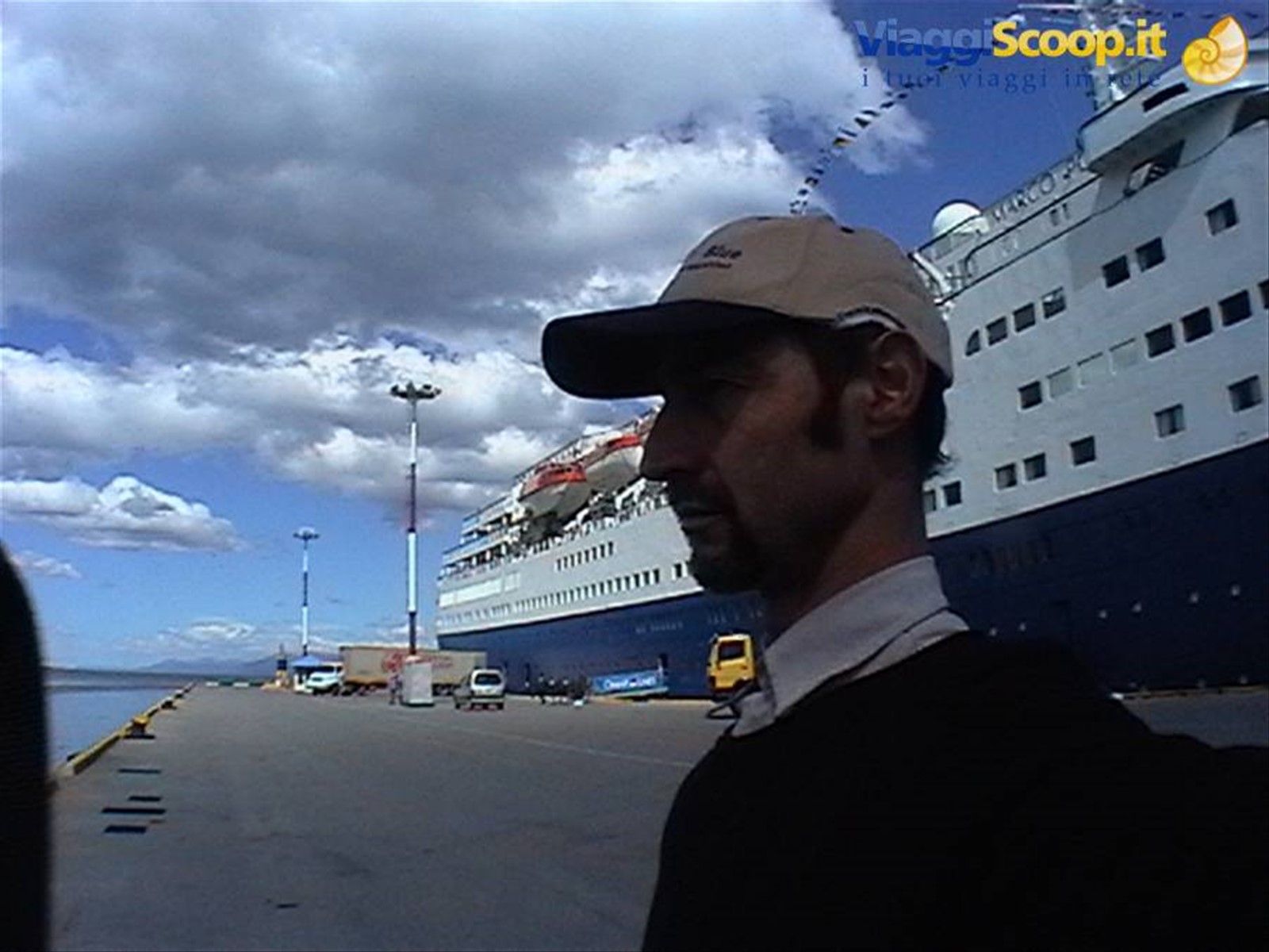 termine del viaggio più bello della mia vita al Porto di Ushuaia dopo una crociera di 8 giorni sulla