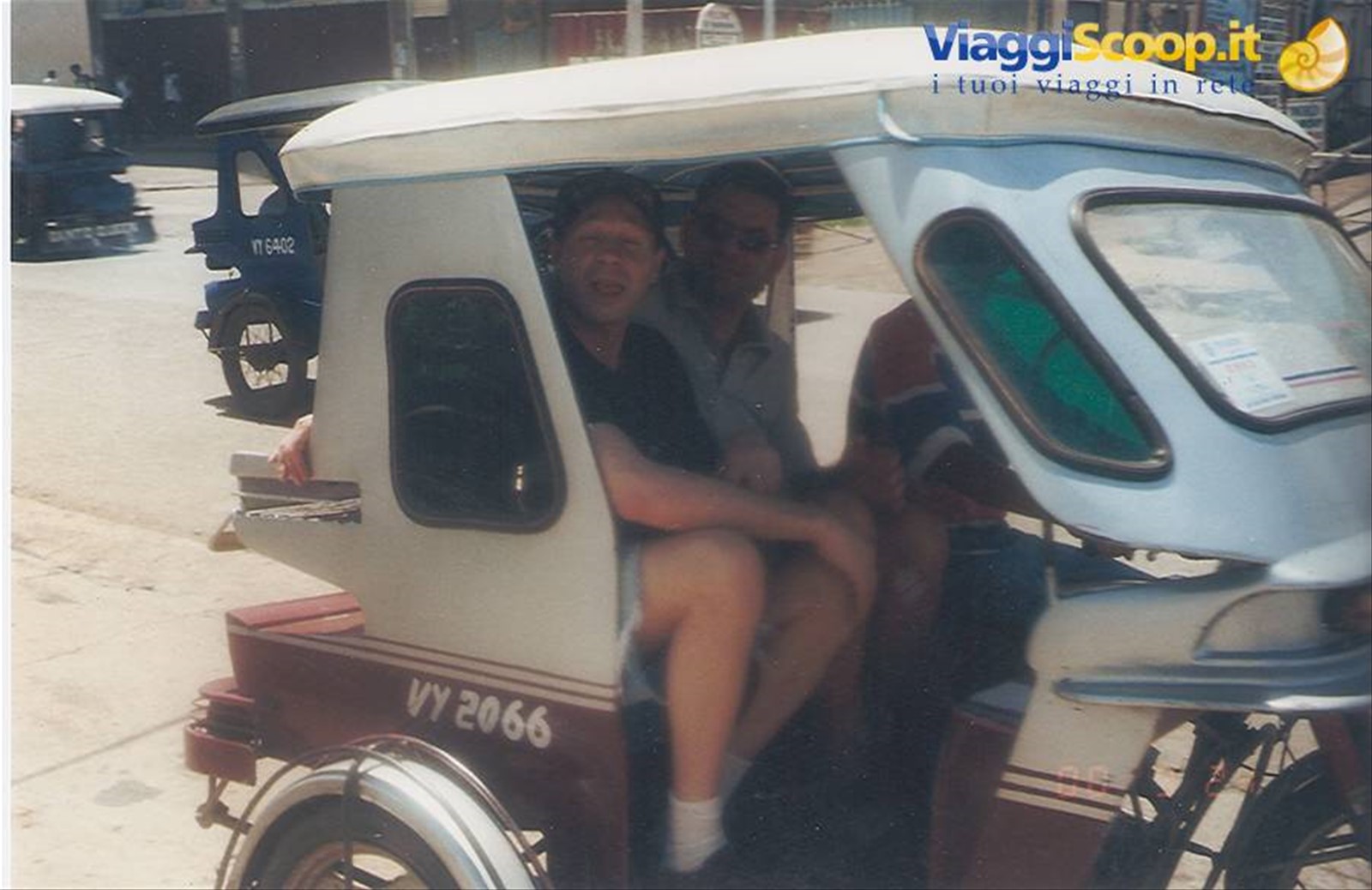 tricicli a motor come taxi a Puerto Princesa