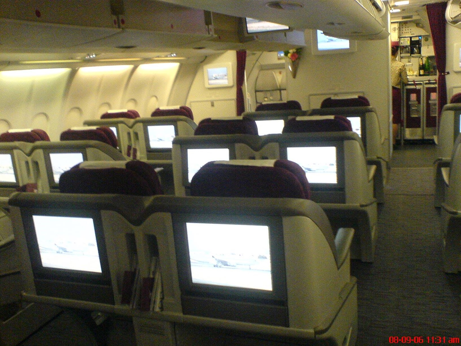 business class qatar airways a Doha