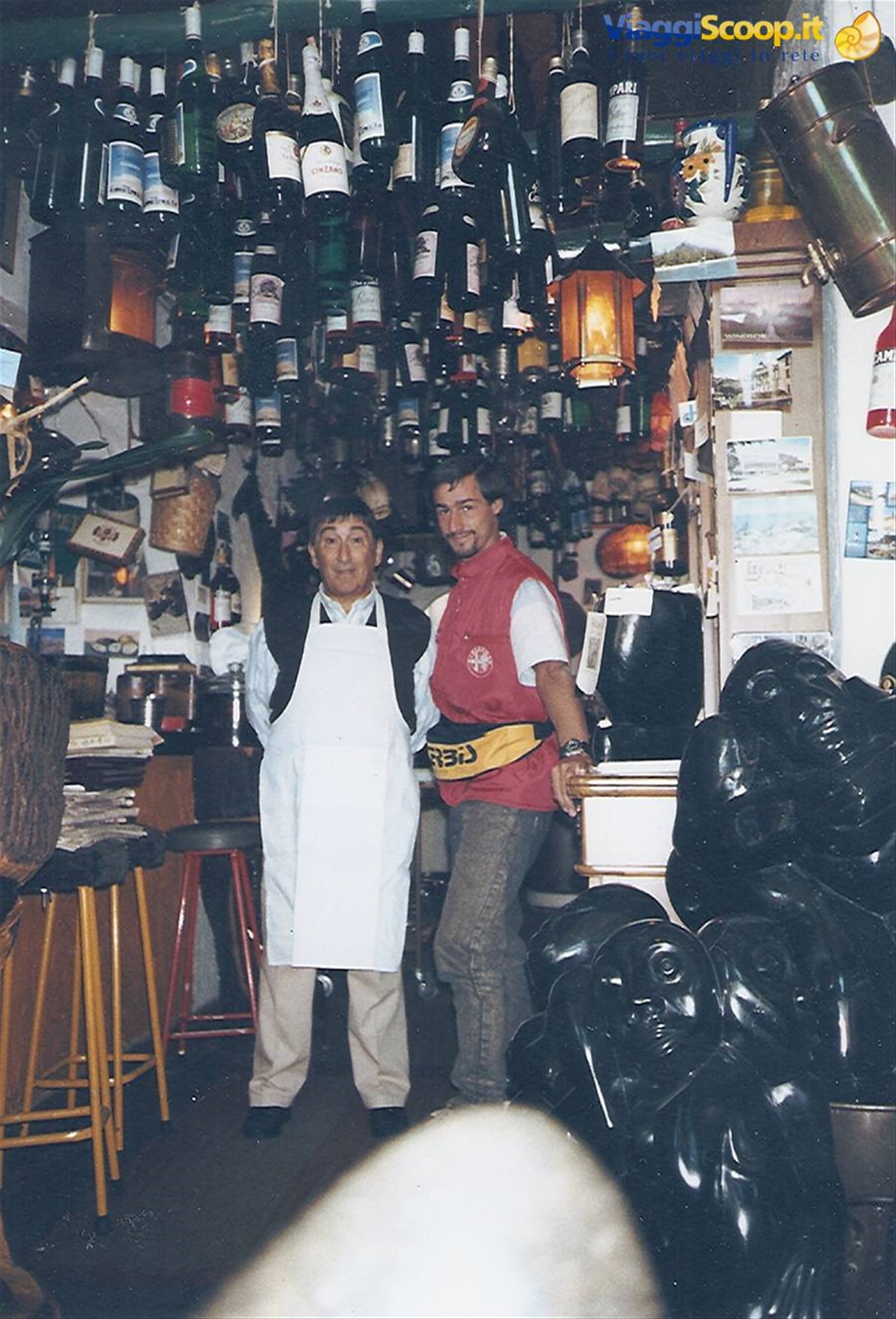 1988 con Max al ristorante italiano a Bulawayo