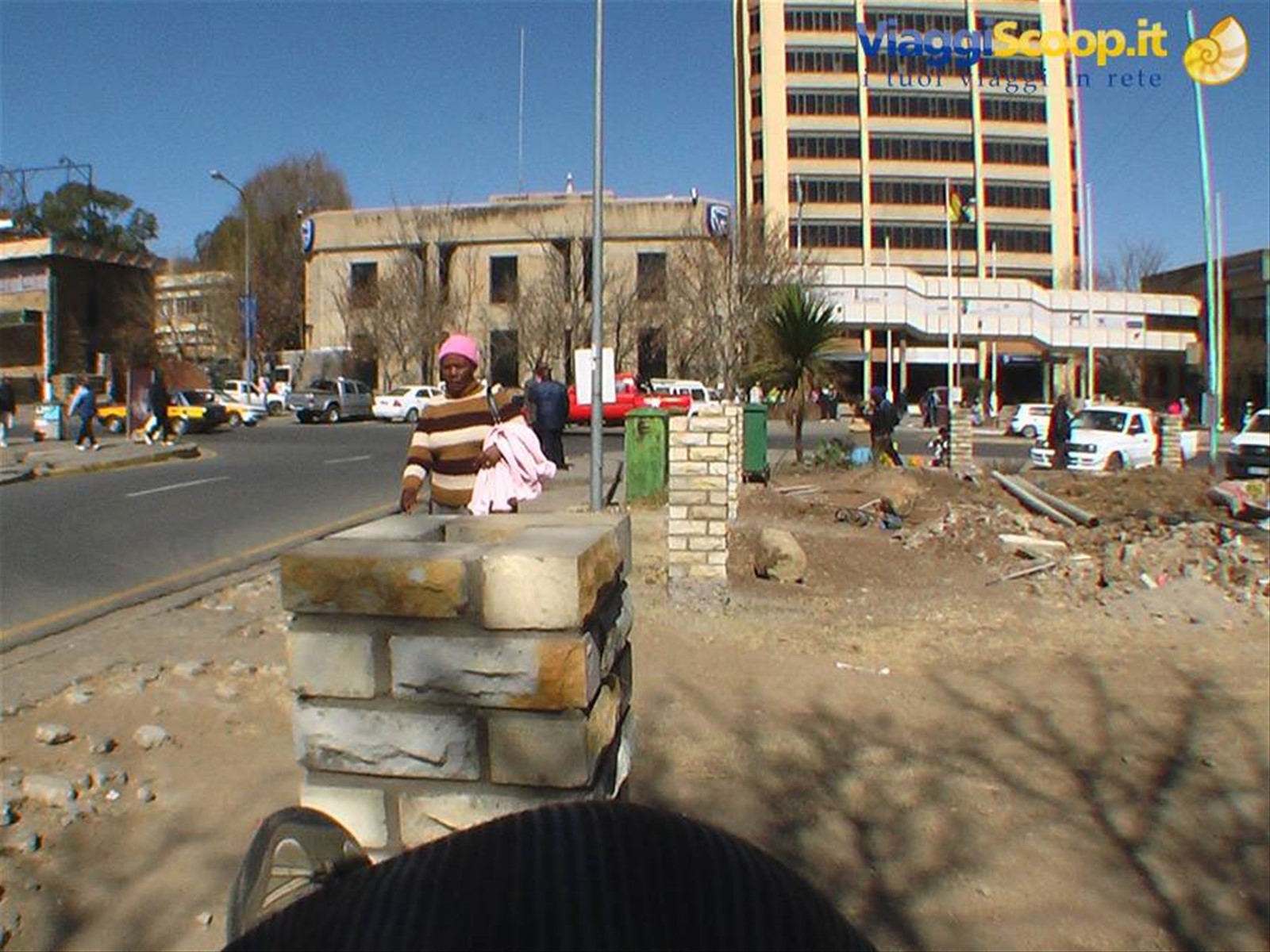 Piazza principale di Maseru