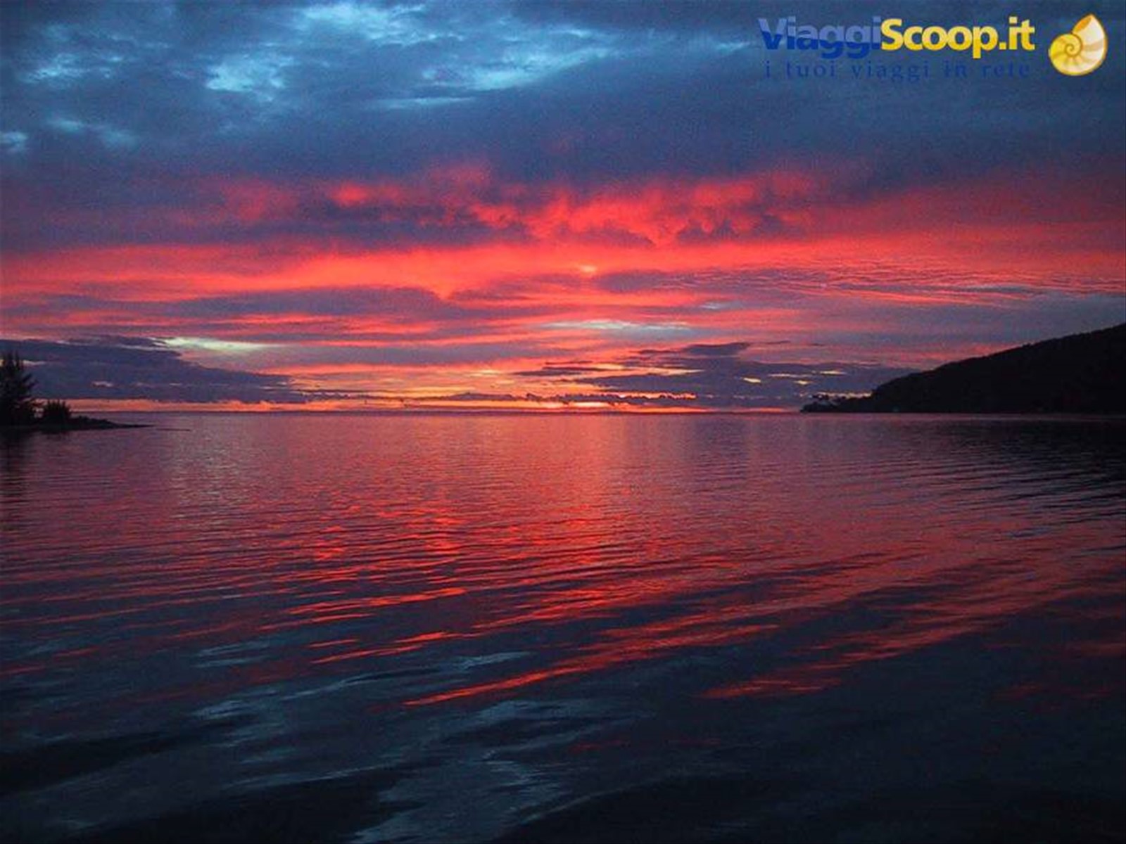 Tramonto da Raiatea