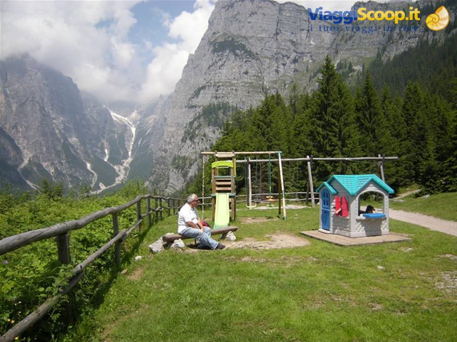 parco giochi alla baita montanara