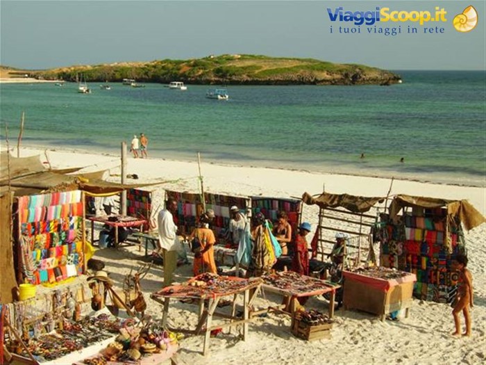 Bancarelle sulla spiaggia di Watamu