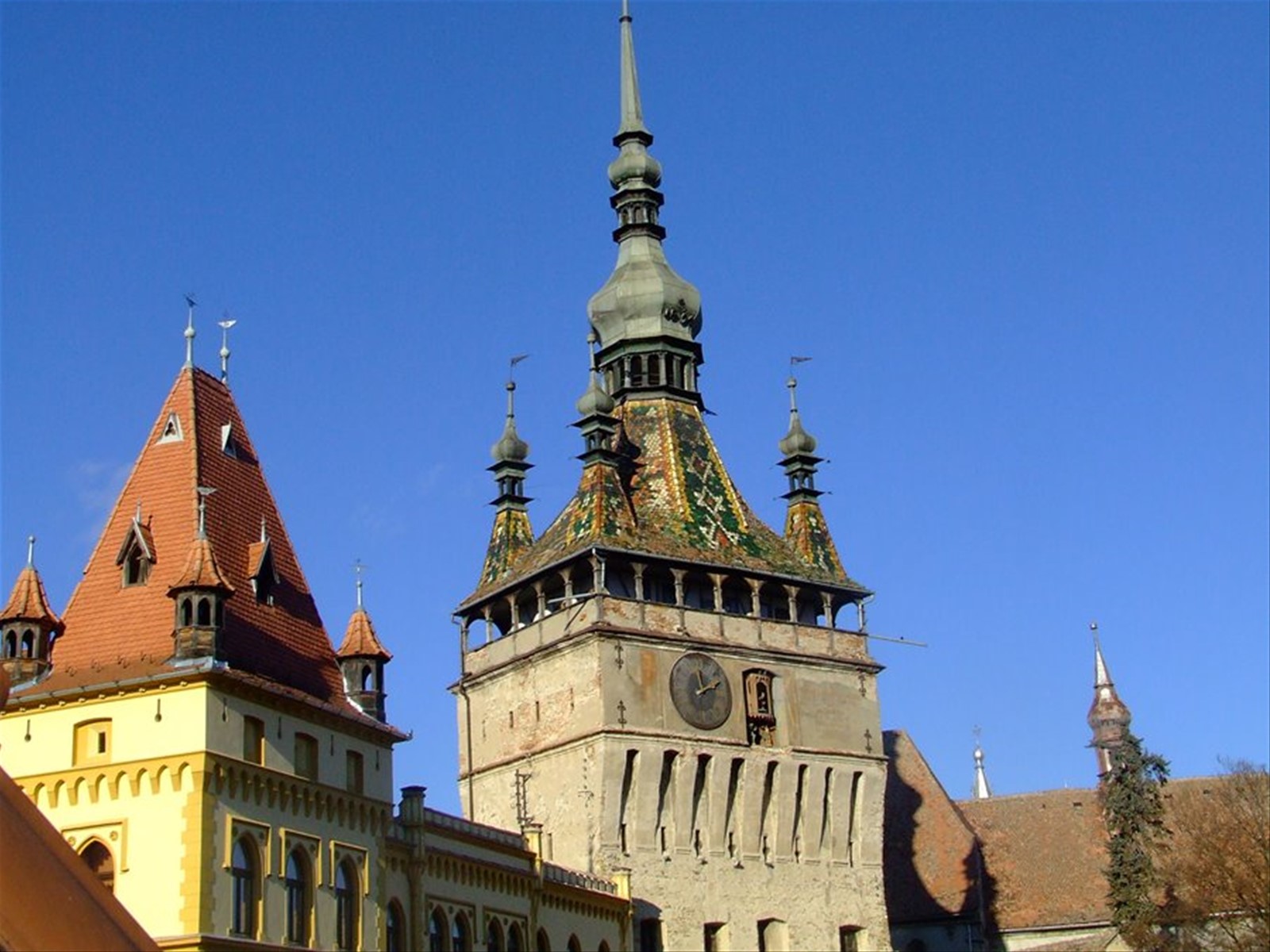 SIGHISOARA - Centro Storico con la Torre dell'Orologio