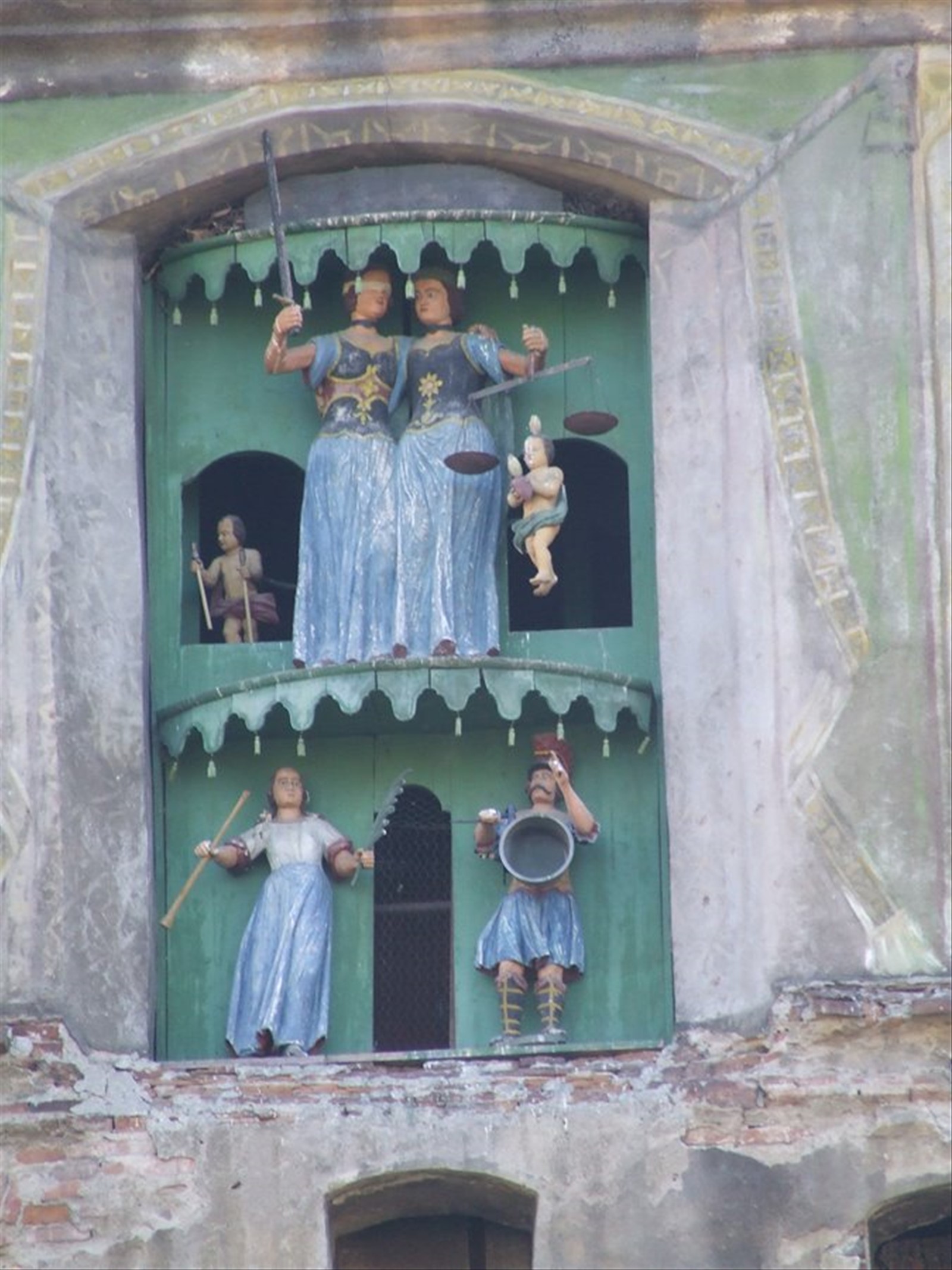 SIGHISOARA - Particolare della Torre dell'Orologio