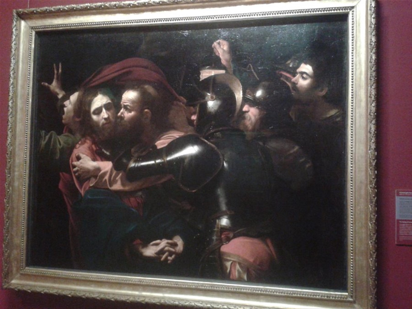 DUBLINO - National Gallery : La Cattura di Cristo (Caravaggio)