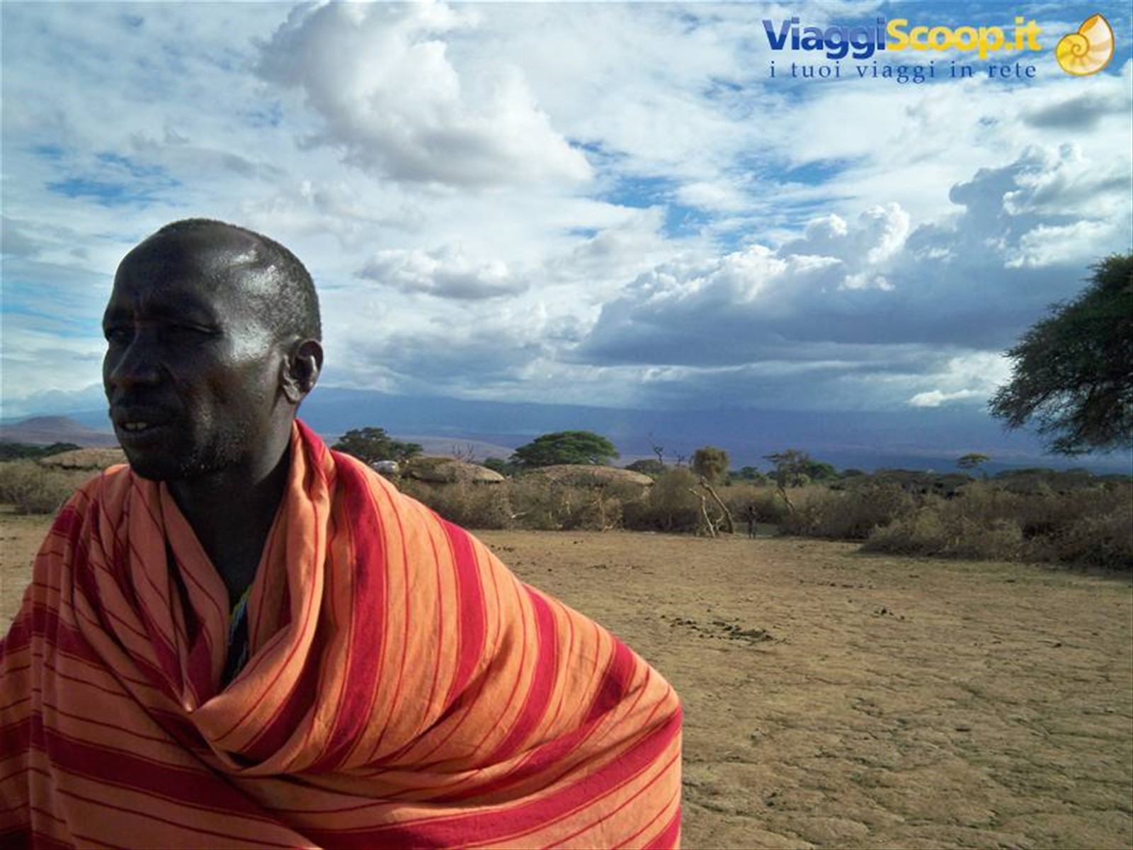 al villaggio Masai vicino al Kibu