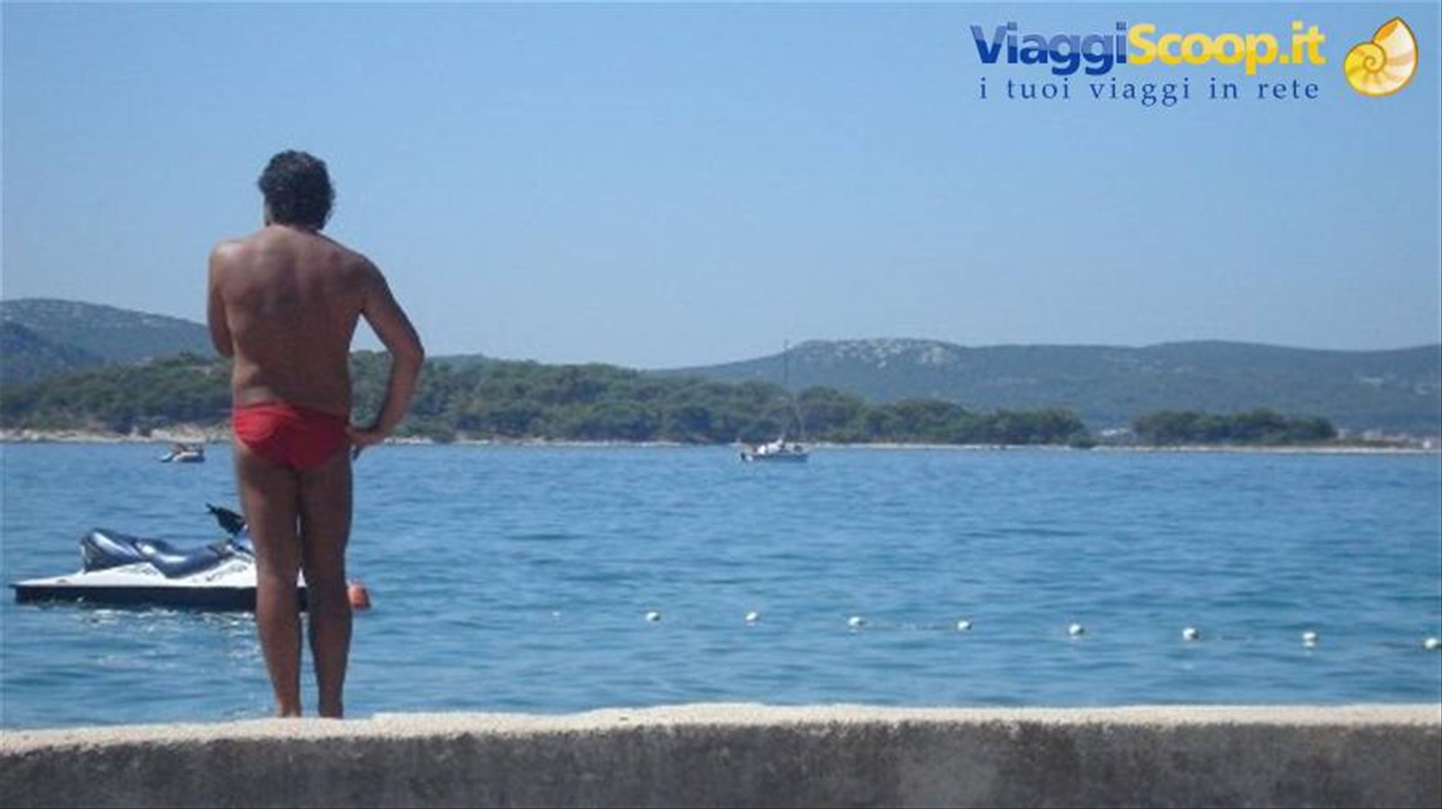 Il mare antistante il nostro albergo