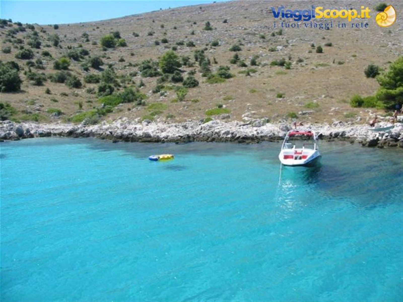 una sosta durante l'escursione alle Kornati
