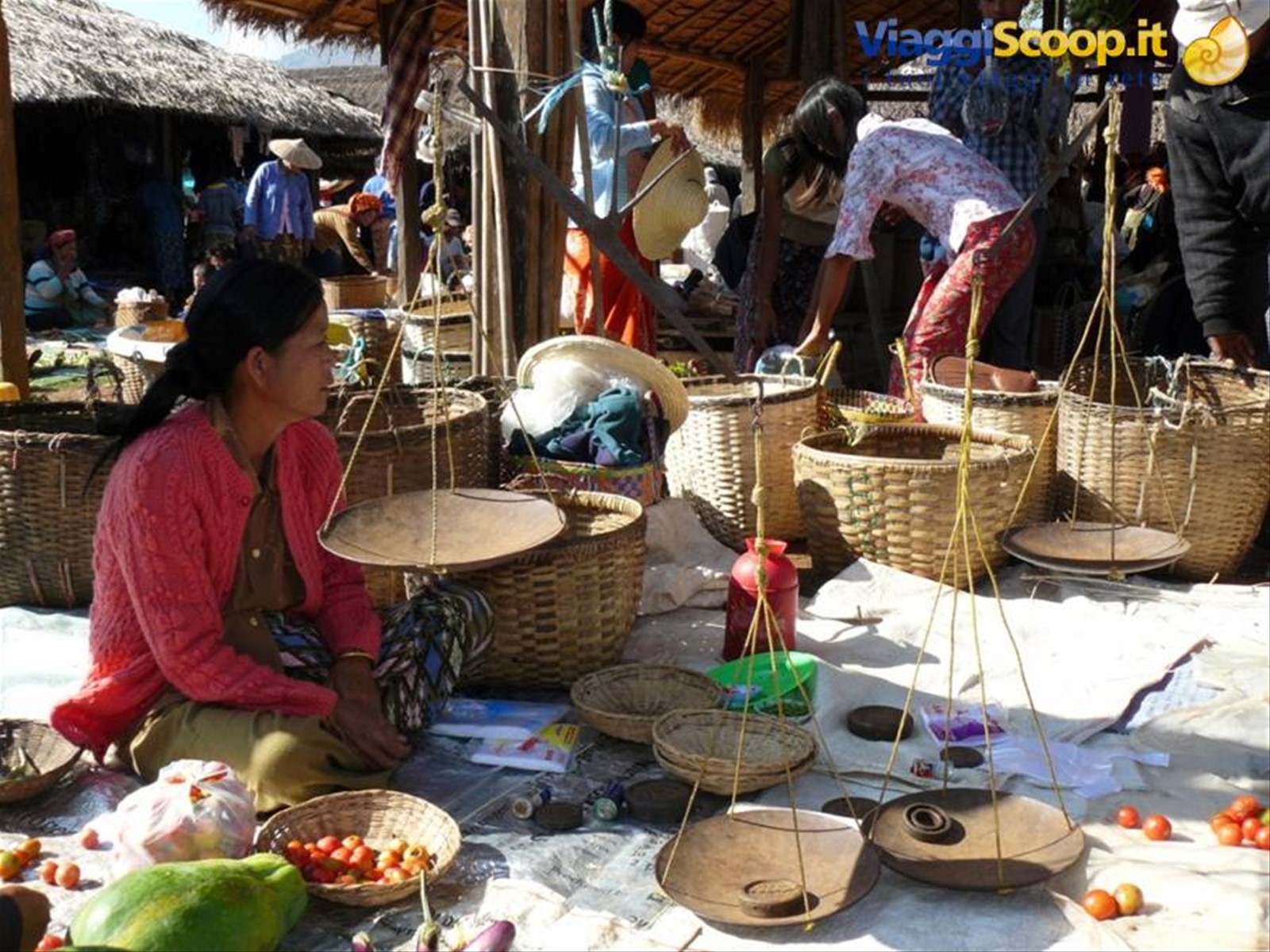 lago Inle, mercato a Inthein
