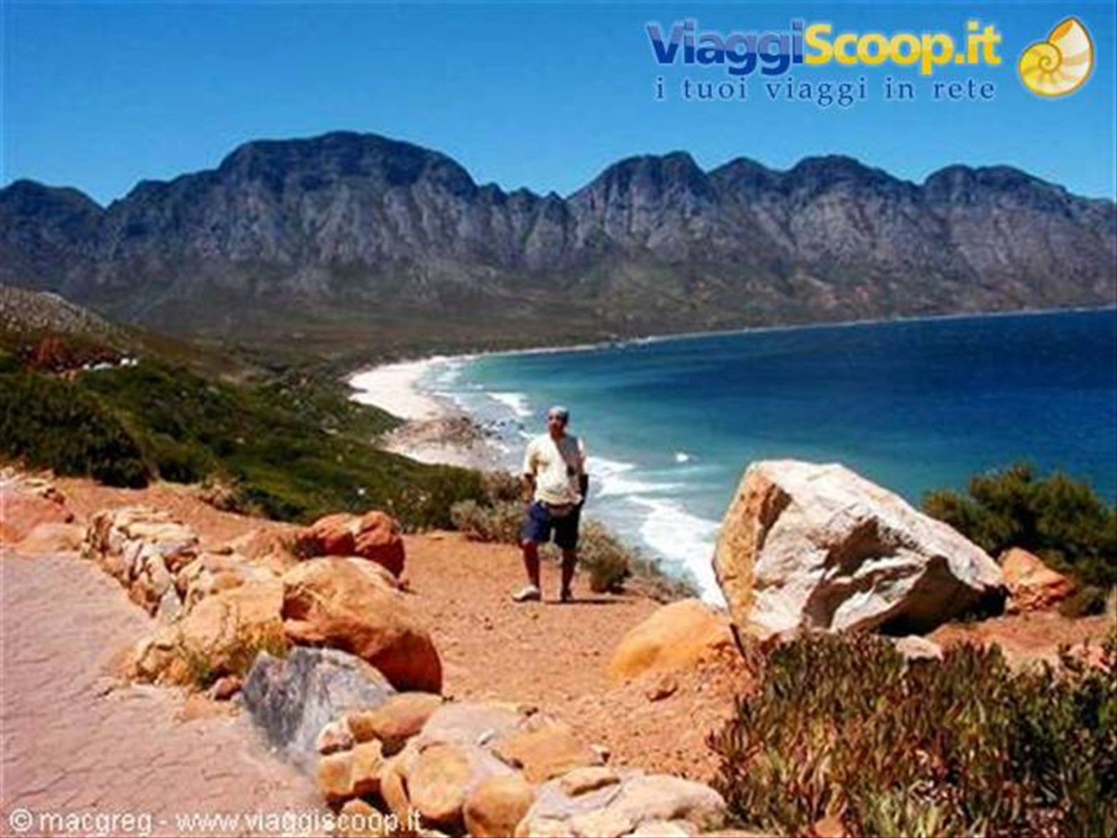 La costa attorno a Cape Town