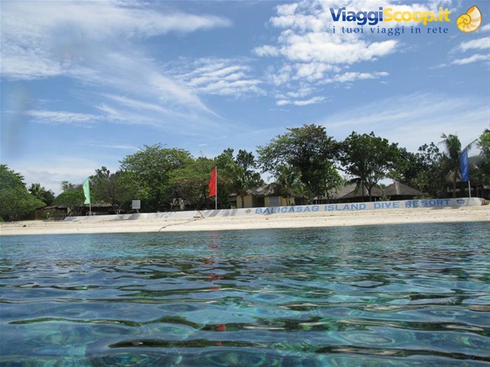 Resort visto dal mare