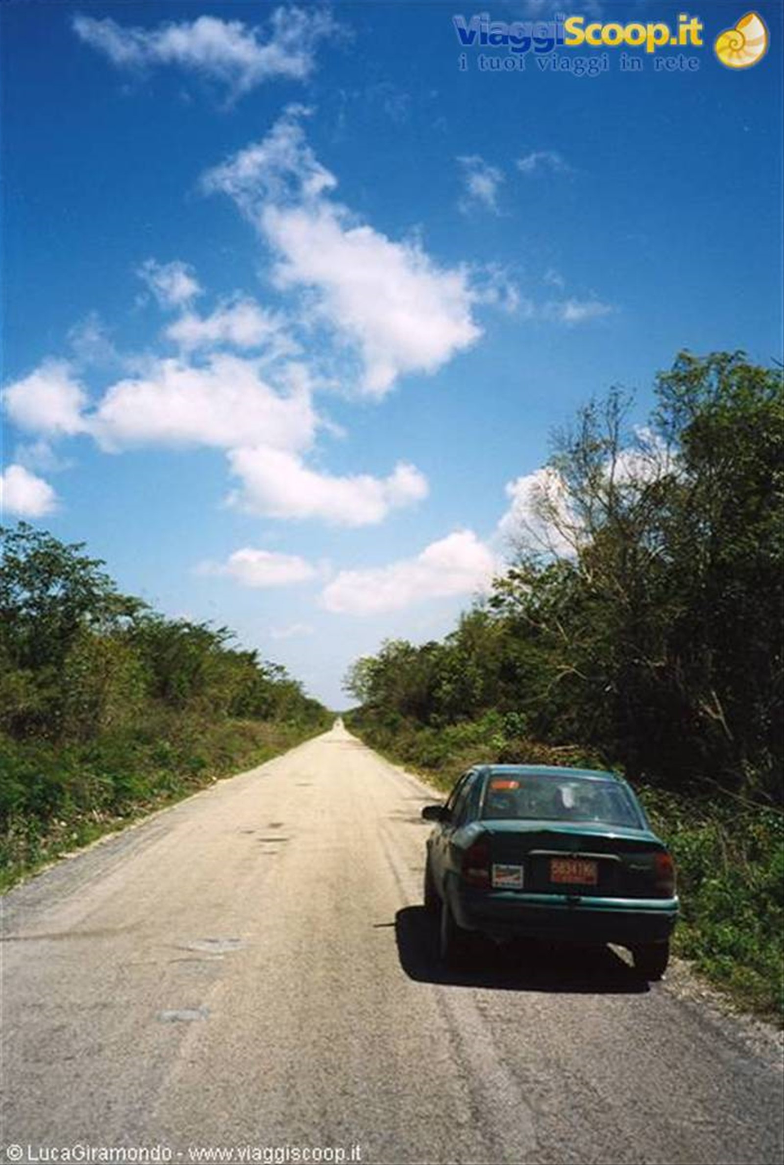 La strada per Cobá