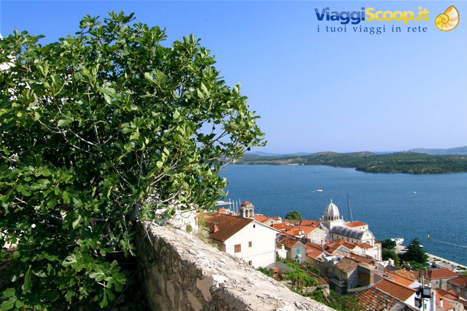 Sibenik dal Castello di S. Anna