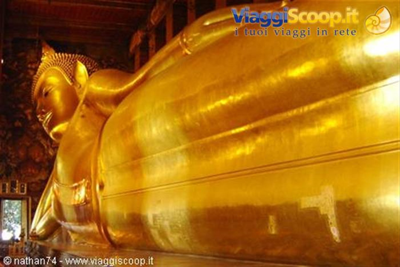Bangkok - Wat Pho - Buddha sdraiato