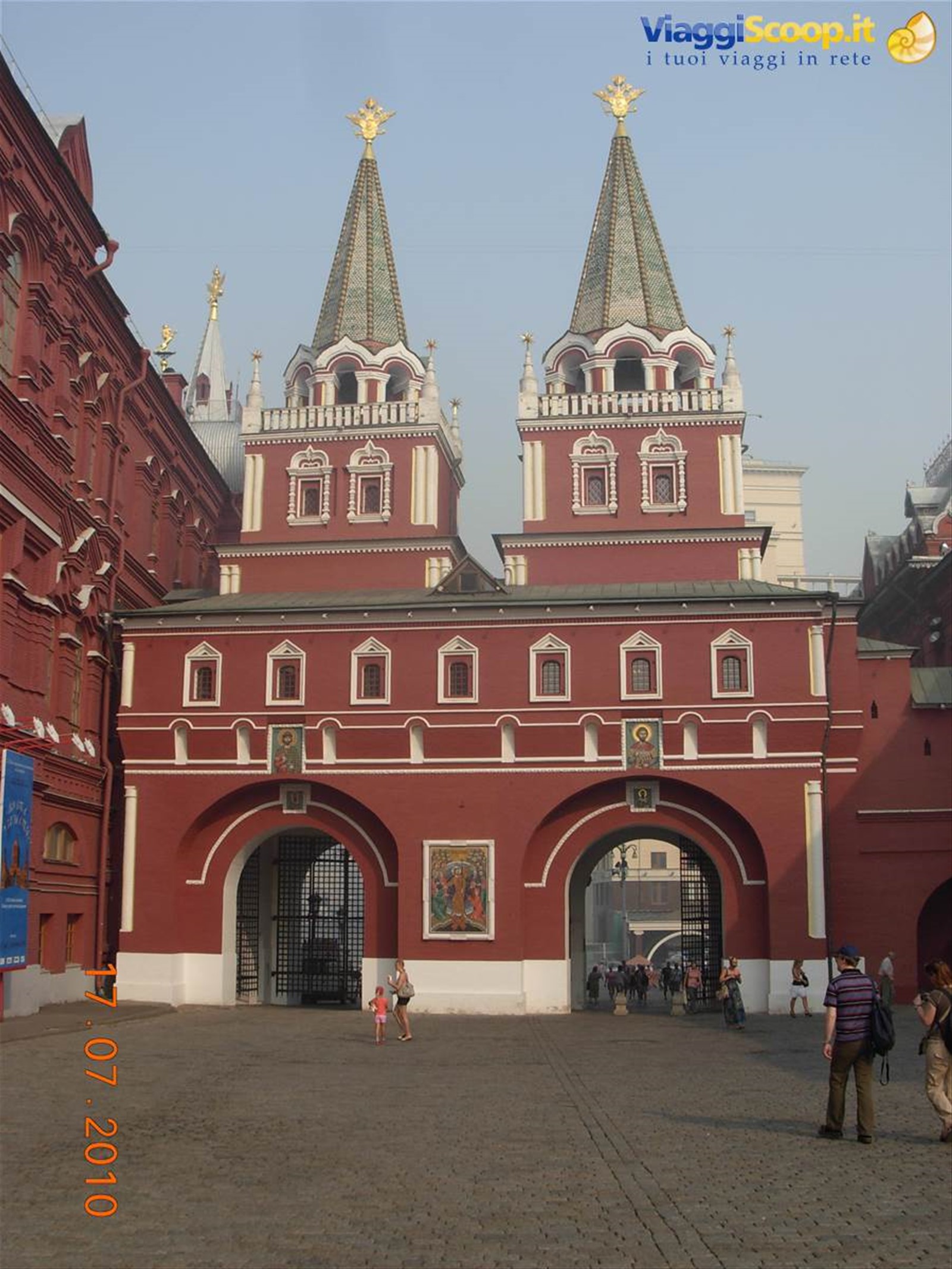 Mosca - Piazza Rossa, porta Voskresensky