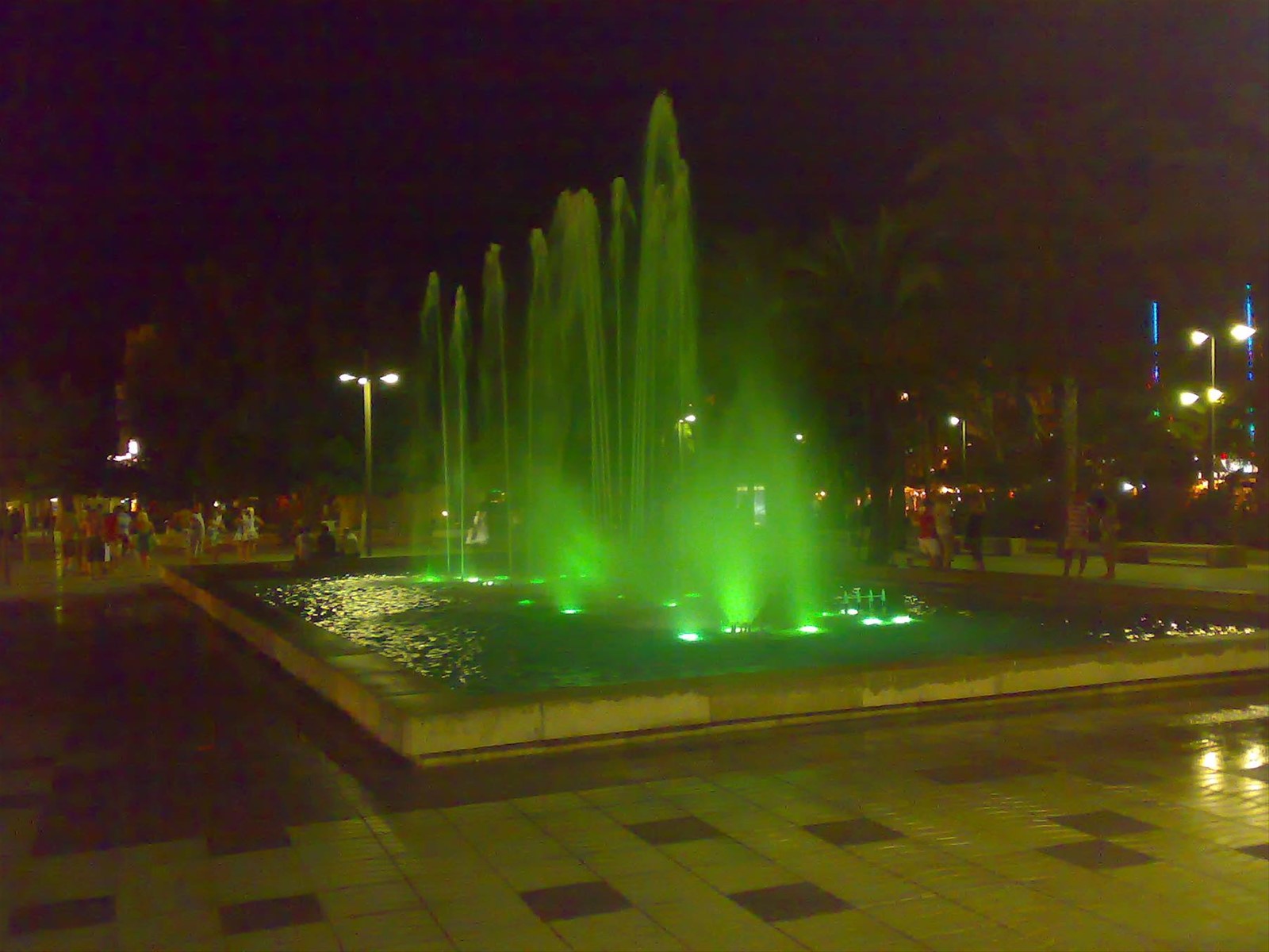 Ibiza - fontana illuminata