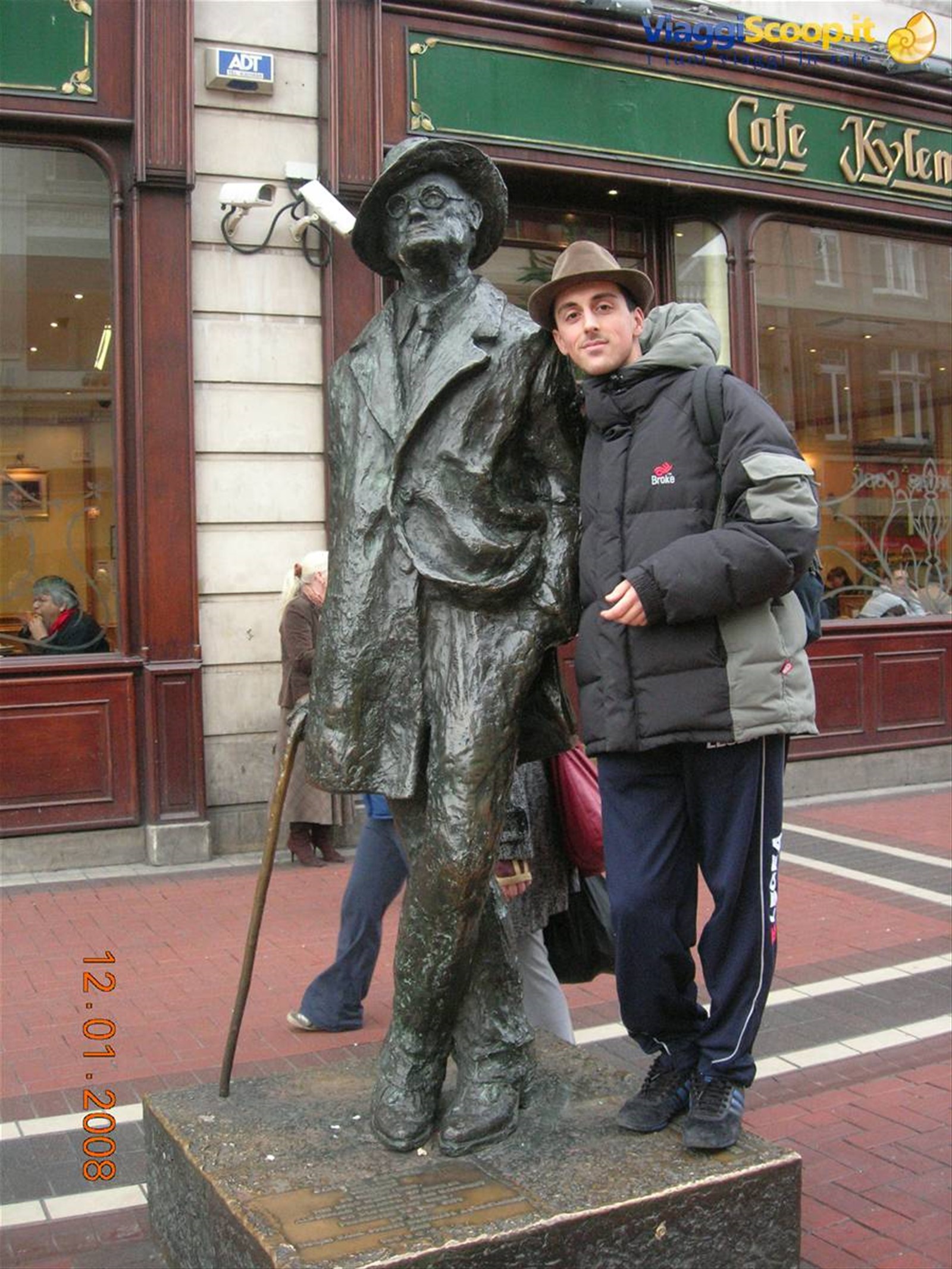 Dublino - statua J.Joyce