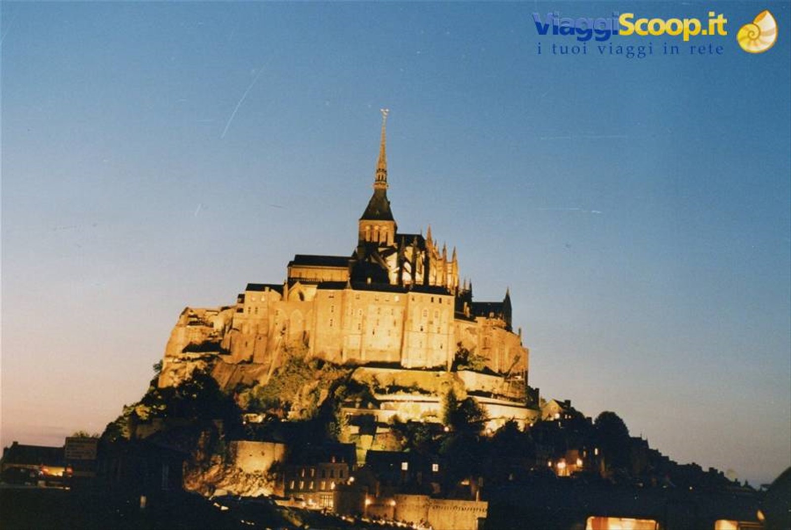 Mount. Saint. Michel - veduta notturna