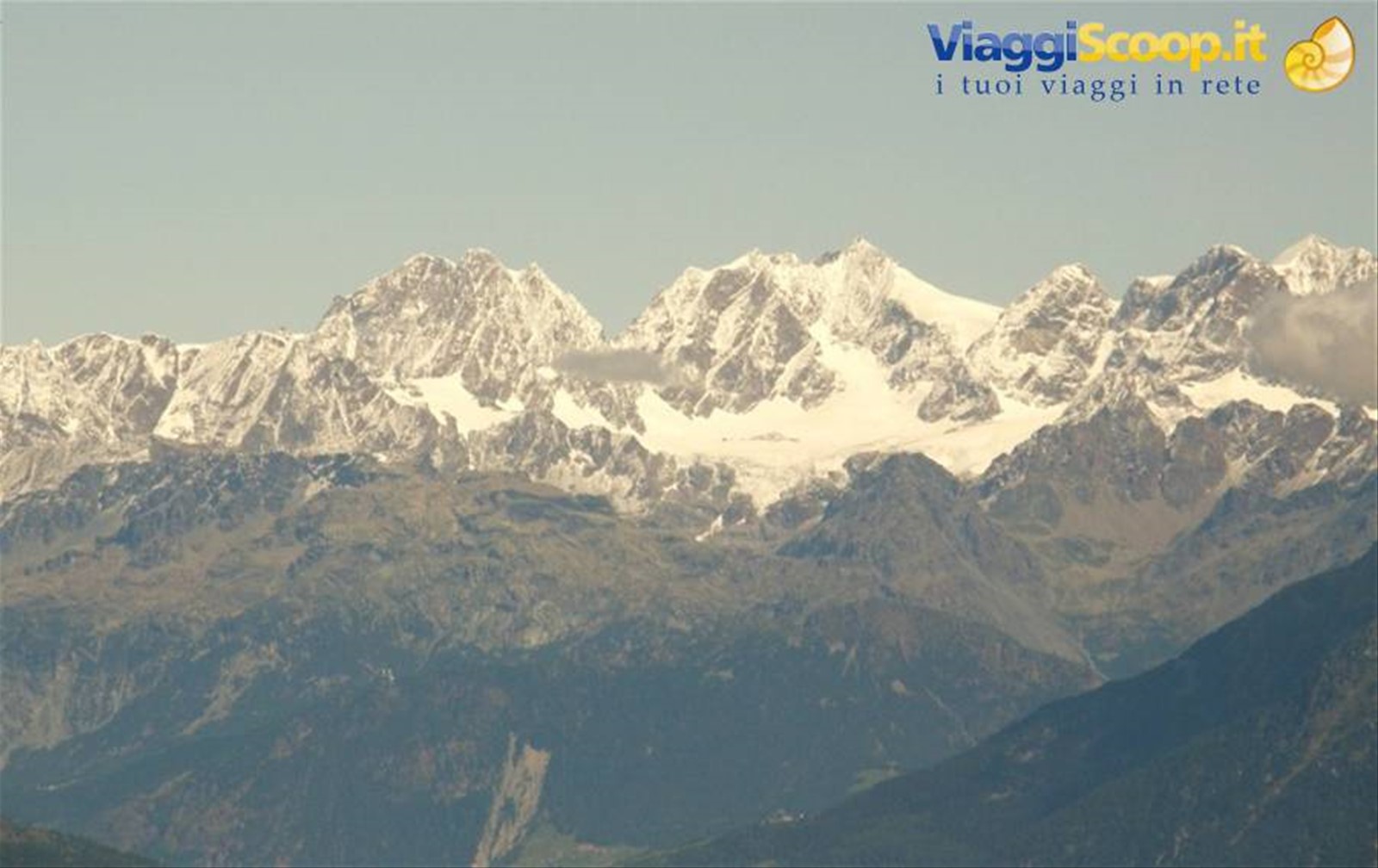 Bernina - veduta delle montagne