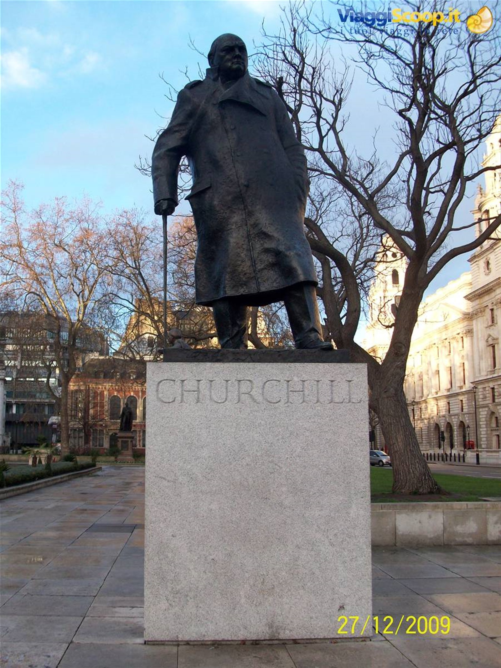 Londra - statua di Winston Churchill