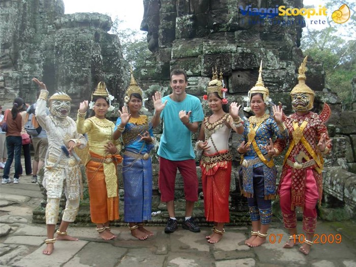 Siem Reap - Bayon, con alcuni amici!