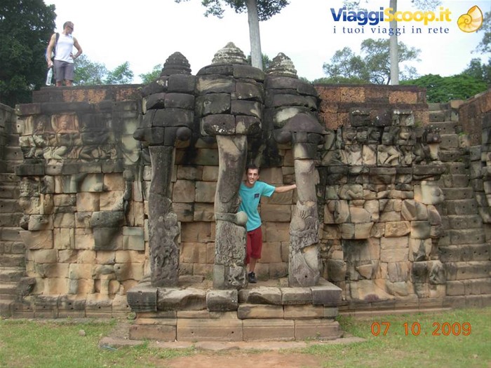 Siem Reap - Terrazza degli Elefanti