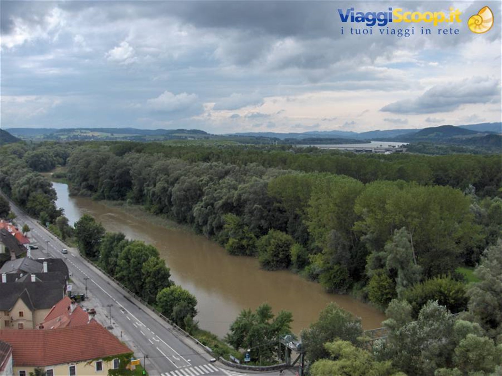 Melk - veduta del Danubio dall'Abbazia