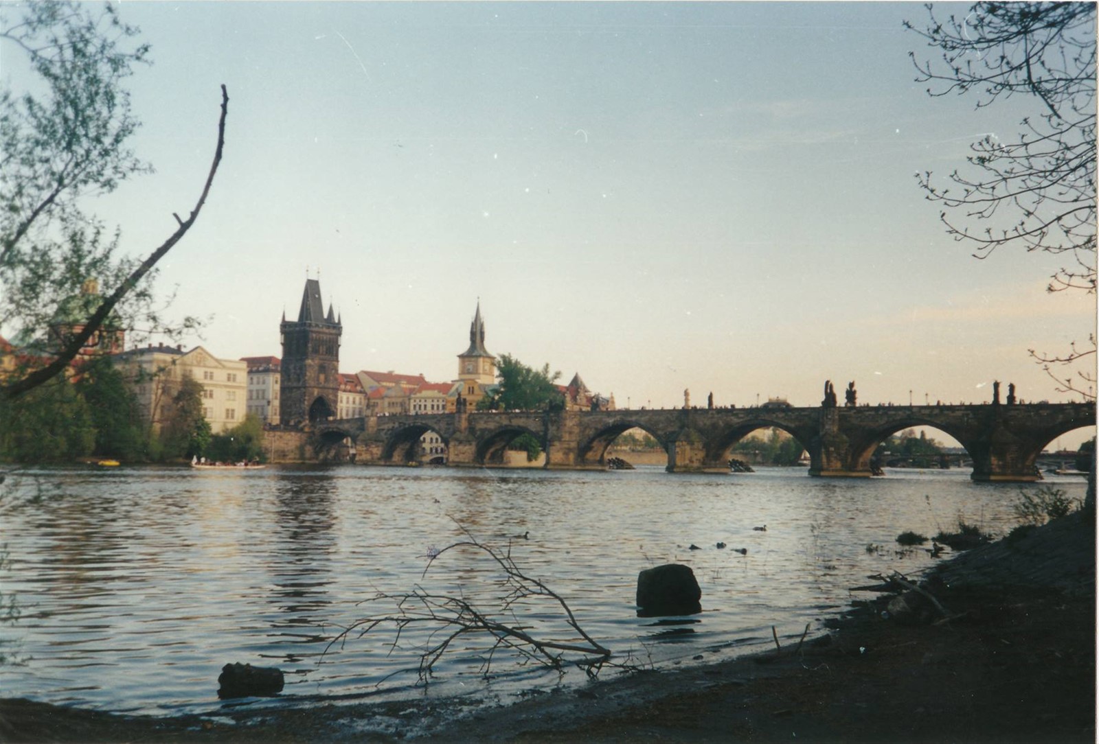 Ponte Carlo IV sul fiume Morava