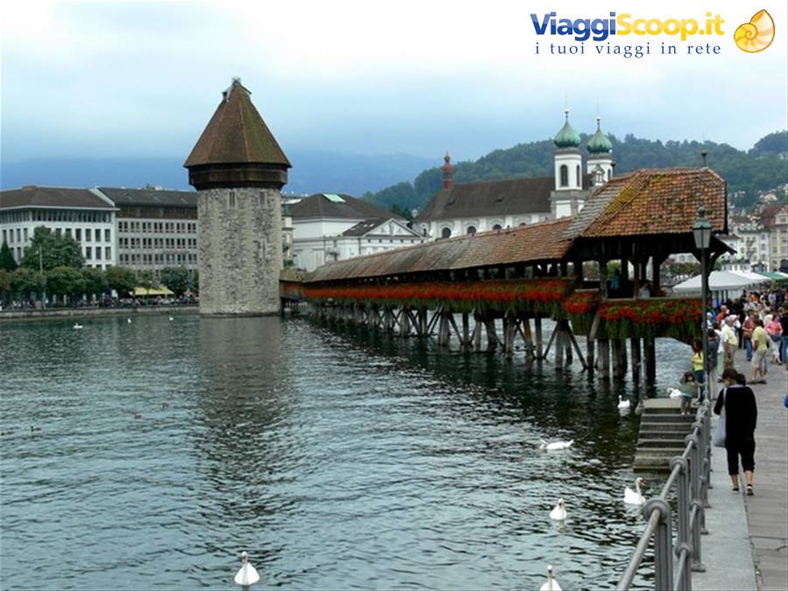 Lucerna, il ponte di legno