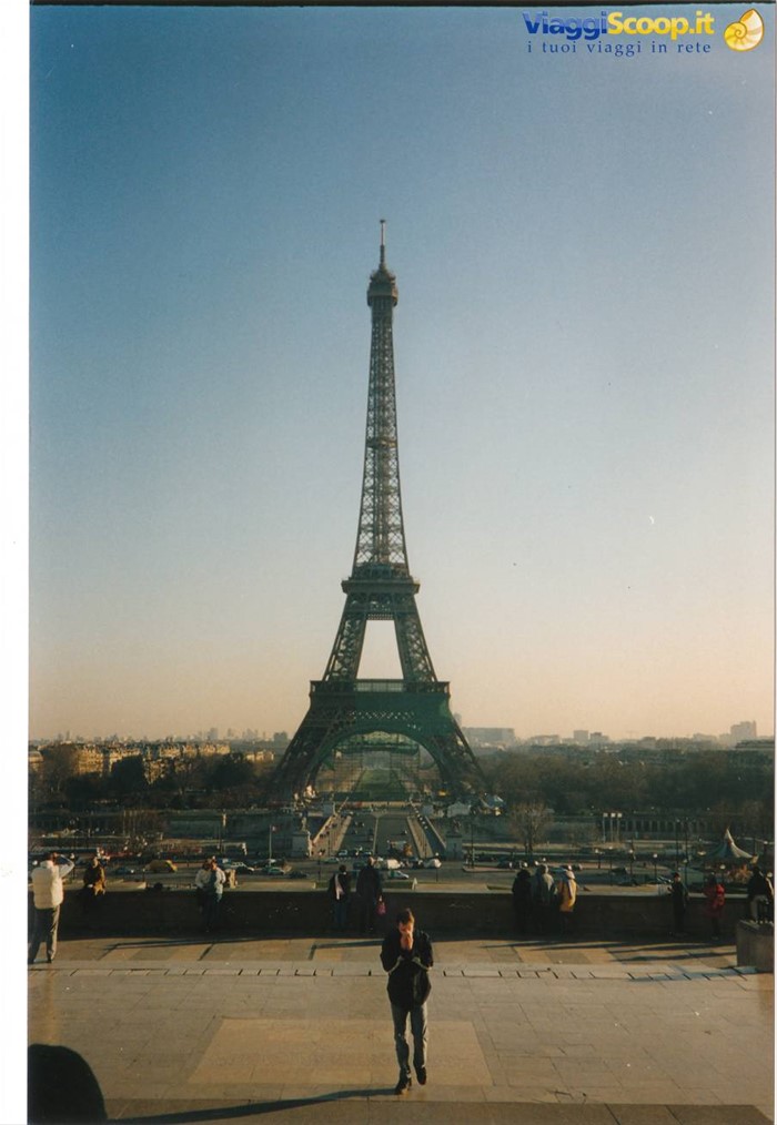 la   torre Eiffel dal Trocadero