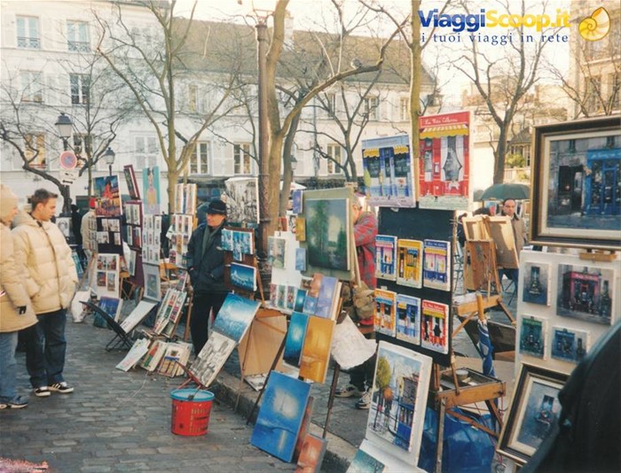 il quartiere degli artisti di Montmatre