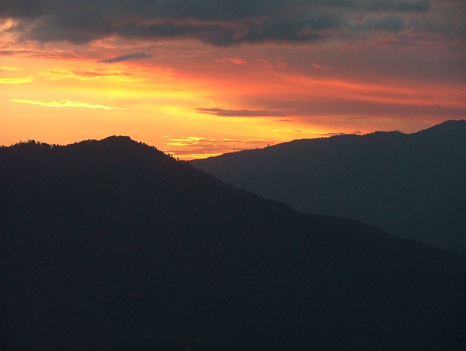 tramonto himalayano