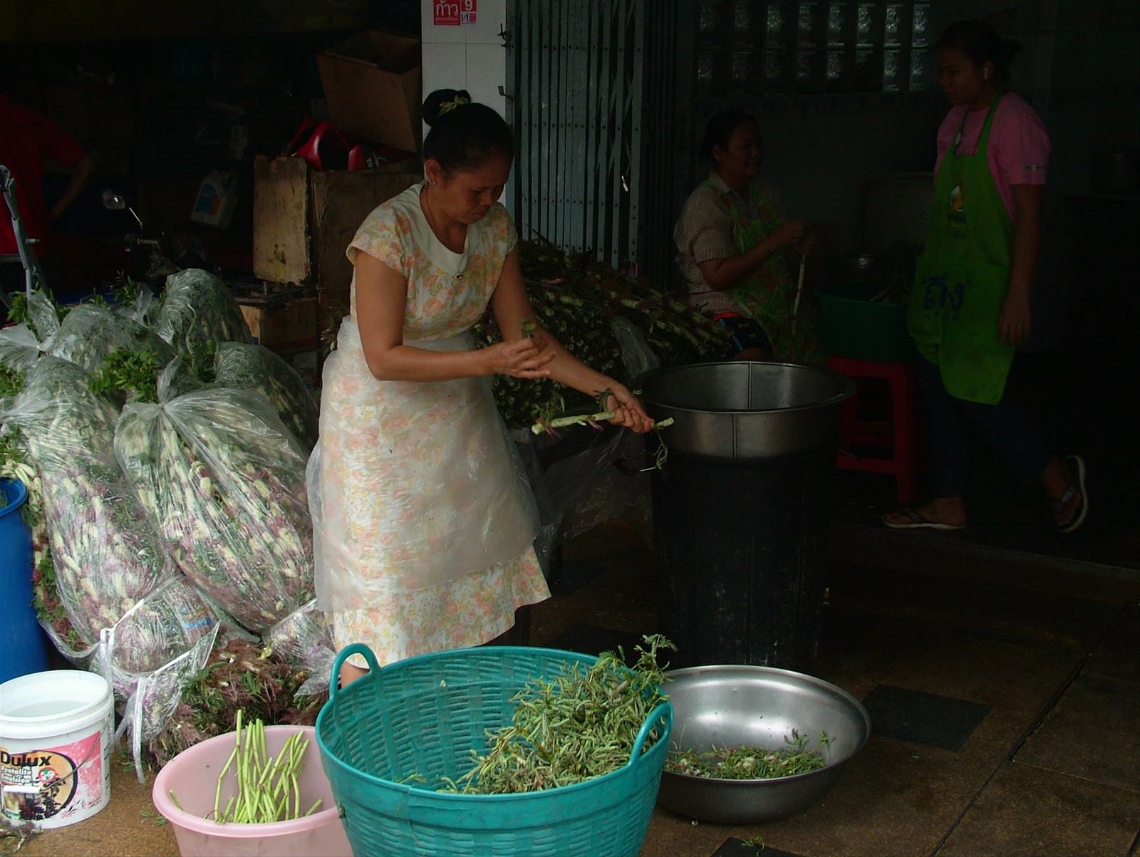 il mercato di Pak Khlong