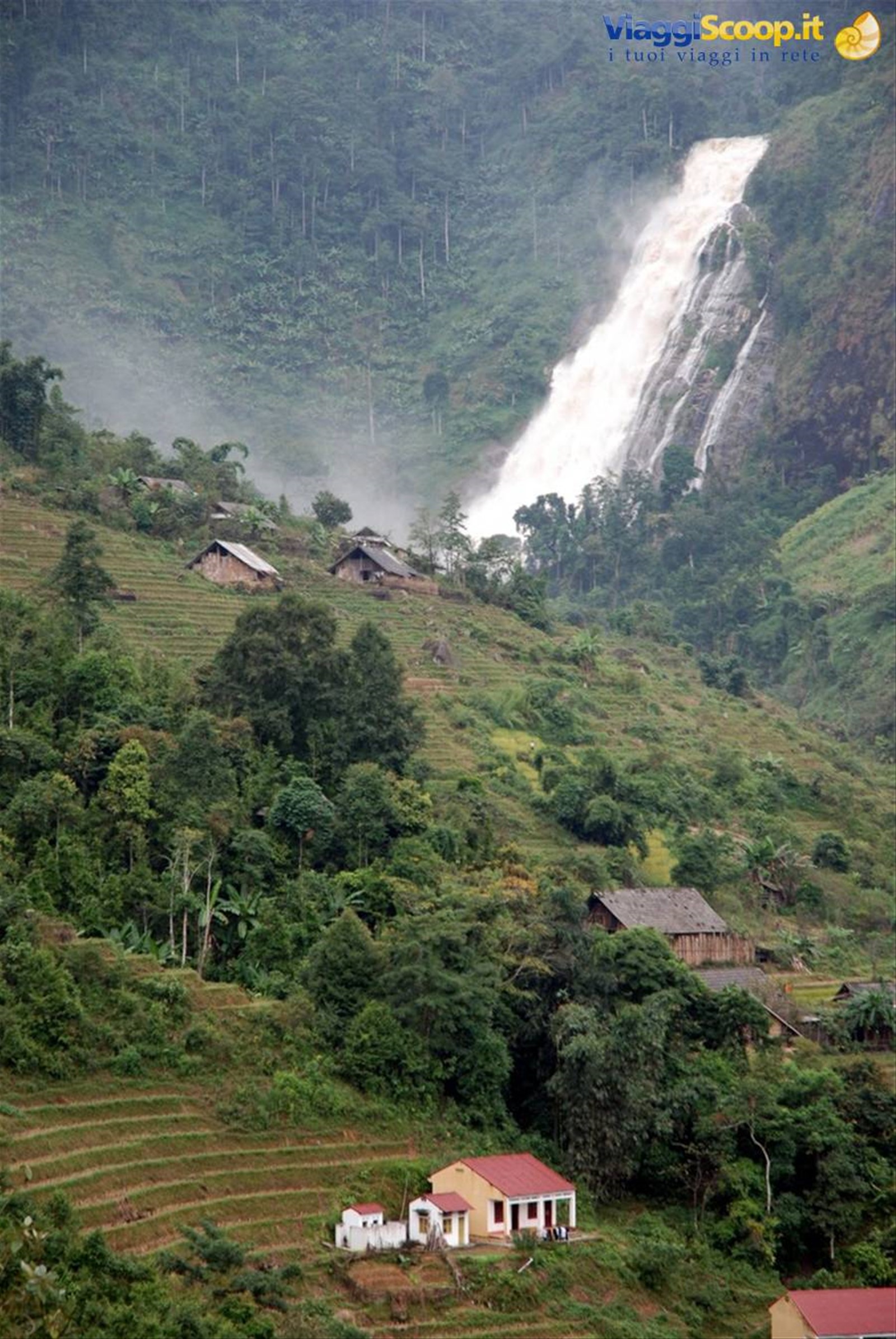 Lao Cai, cascata d'argento