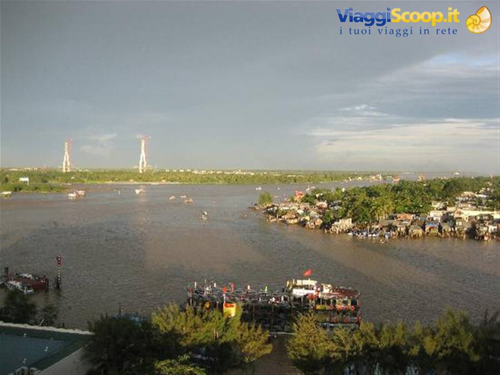 Can tho, città sul fiume Mekong